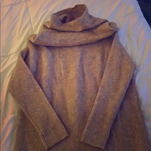 H&M mohair cowl neck sweater